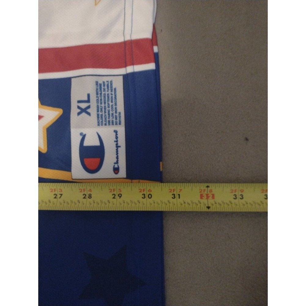 Champion Harlem Globetrotters Basketball Jersey Mens XL Big Easy #52 Blue - Picture 10 of 10